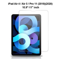 USP Apple iPad Air (9.5 inch) (5th 4th)   iPad Pro (11 inch) 2.5D Full Coverage Tempered Glass Screen Protector - Rounded EdgesHigh Transparency 9H Ha
