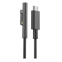 Generic USB-C To Microsoft Surface Laptop Cable (1.5M) Black - Surface Pro Surface Go Surface Book Magnetic Connection Support USB-PD