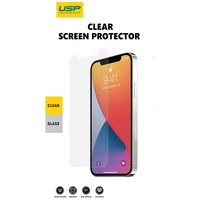 USP Tempered Glass Screen Protector for Apple iPhone 14   iPhone 13   iPhone 13 Pro Clear - 9H Surface Hardness Perfectly Fit Curves Anti-Scratch