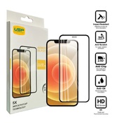 USP Apple iPhone 12 Mini Armor Glass Full Cover Screen Protector - 5X Anti Scratch Technology Perfectly Fit Curves
