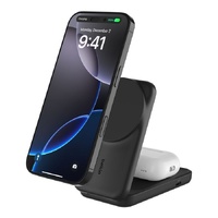 Belkin UltraCharge 2-in-1 Foldable Magnetic Wireless Charger 25W With Qi2  45W USB-C Wall Charger  USB-C Cable- Black (WIZ039auBK), 2 Years Warranty