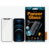 PanzerGlass Apple iPhone 12 Pro Max Screen Protector - (2721), Black, Anti-Glare, AntiBacterial, Scratch Resistant, Shock Absorbing, Edge-to-Edge