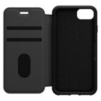 OtterBox Apple iPhone SE (3rd & 2nd gen) and iPhone 8/7 Strada Series Case - Shadow Black (77-65063), Military standard (MIL-STD-810G 516.6)