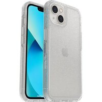 OtterBox Symmetry Clear Apple iPhone 13 Case Stardust (Clear Glitter) - (77-85307) Antimicrobial DROP 3X Military StandardRaised EdgesUltra-Sleek