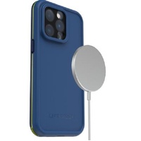 LifeProof FRE Magsafe Apple iPhone 13 Pro Case Onward Blue-(77-83673) WaterProof 2M DropProof 360 degree Protection Built-In Screen-Protector DirtProo