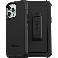 OtterBox Defender Apple iPhone 13 Pro Max   iPhone 12 Pro Max Case Black - (77-83430) DROP 4X Military Standard Multi-LayerIncluded HolsterRugged