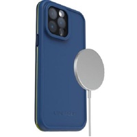 LifeProof FRE Magsafe Apple iPhone 13 Pro Max Case Onward Blue -(77-83679),WaterProof,2M DropProof,360° Protection Built-In Screen-Protector,DirtProof