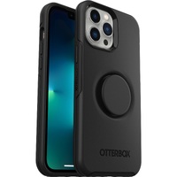 OtterBox Otter + Pop Symmetry Apple iPhone 13 Pro Case Black - (77-83543), Antimicrobial, DROP+ 3X Military Standard, Swappable PopGrip