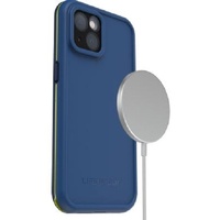 LifeProof FRE Case for Magsafe for Apple iPhone 13 - Onward Blue (77-83670), WaterProof, DropProof, DirtProof, Works with Apple's MagSafe charger