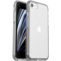 OtterBox Symmetry Clear Apple iPhone SE (3rd & 2nd Gen) and iPhone 8/7 Case Stardust(Clear Glitter)-(77-56720),Antimicrobial,DROP+3X Military Standard
