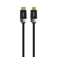 Belkin Advanced Series High Speed w/Ethernet HDMI Cable 4K/Ultra HD Compatible (2M) - Black(AV10050bt2M), 4K @ 60Hz + HDR, 18Gbps bandwidth,2YR