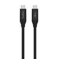 Belkin USB4 USB-C to USB-C  Cable (0.8M 2.6ft) - (INZ001BT0.8MBK)100W PD40GbpsThunderbolt 3Samsung GalaxyiPadMacBookGoogleOPPONokia2YR