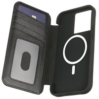 Case-Mate Apple iPhone 13 - Wallet Folio (Works with MagSafe) - Black (CM047146), MicroPel® Antimicrobial Case Protection, Slots to hold cards