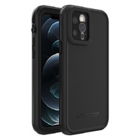 LifeProof FRE Apple iPhone 12 Pro Case Black - (77-65410), WaterProof, 2M DropProof, DirtProof, SnowProof, 360° Protection Built-In Screen-Cover