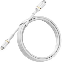 OtterBox Lightning to USB-C Fast Charge Cable (2M) - White (78-52646) 3 AMPS (60W)MFi USB PD3K Bend Flex480Mbps TransferApple iPhone iPad MacBook