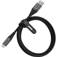 OtterBox USB-C to USB-A (2.0) Premium Cable (1M) - Black (78-52664) 3 AMPS (60W) 10K BendSamsung GalaxyApple iPhoneiPadMacBookGoogleOPPONokia