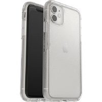 OtterBox Symmetry Clear Apple iPhone 11 Case Stardust (Glitter) - (77-62475) Antimicrobial DROP 3X Military Standard Raised Edges Ultra-Sleek