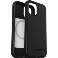 OtterBox Symmetry+ MagSafe Apple iPhone 12 Pro Max Case Black - (77-80139), Antimicrobial, DROP+ 3X Military Standard, Raised Edges, Ultra-Sleek