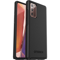 OtterBox Symmetry Samsung Galaxy Note20 5G (6.7') Case Black - (77-65256), Antimicrobial, DROP+ 3X Military Standard, Raised Edges, Ultra-Sleek