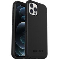 OtterBox Symmetry Apple iPhone 12   iPhone 12 Pro Case Black - (77-65414) Antimicrobial DROP 3X Military Standard Raised Edges Ultra-Sleek