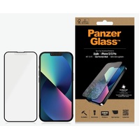 PanzerGlass Apple iPhone 13/13 Pro Screen Protector - (PRO2754), Black, Anti-Glare, AntiBacterial, Scratch Resistant, Shock Absorbing, Edge-to-Edge