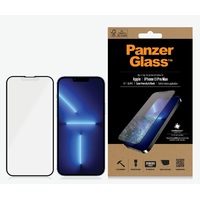 PanzerGlass Apple iPhone 13 Pro Max Screen Protector - (PRO2755), Black, Anti-Glare, AntiBacterial, Scratch Resistant, Shock Absorbing, Edge-to-Edge