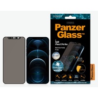 PanzerGlass Apple iPhone 12 Pro Max Dual Privacy Screen Protector - (P2715), Black, Resistant to Scratches and Bacteria, Shock Absorbing, 100% Touch
