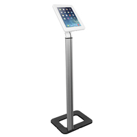 Brateck Anti-theft Tablet Kiosk Floor Stand with Aluminum Base Fit Screen Size  9.7 inch-10.1 inch