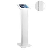 Brateck Anti-theft Freestanding Tablet Kiosk Stand  9.7 inch 10.2 inch Ipad 10.5 inch Ipad Air Ipad Pro 10.1 inch Sansung Galaxy TAB A (2019)- White