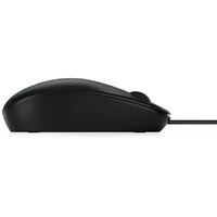 HP 125 Wired Optical Mouse 1200 DPI USB for Desktop PC Laptop Notebook Black (265A9AA)