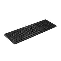 HP 125 Wired Keyboard - Compatible with Windows 10 Desktop PC Laptop Notebook USB Plug and Play Connectivity Easy Cleaning 1YR WTY