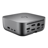 HP Dock G6 Thunderbolt 4 Ulltra Docking Station - 280W Power Delivery 4xDisplays 2xDP 1xHDMI 4xUSB-A 2xUSB-C 1xTB4 2.5GbE RJ45 for HP WS ~4J0G4AA