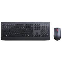 LENOVO Professional Wireless Keyboard  Mouse Combo Stylish Full-Size Slim 3-Zone with Number Pad Quier Premium Ergonomic (US English)