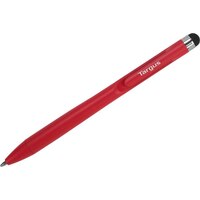 Targus Smooth Glide Pen with Rubber Tip Compatible with All Touch Screen Surfaces Sketch Write on Tablet or SmartPhone - Red