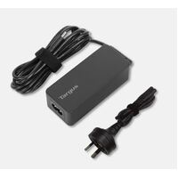 Targus 65W USB-C Charger Power Delivery Charge USB-C Laptop Tablet Mobile Phone Built-in Power Supply Protection 1.8M Cable 2yrs wty