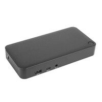 Targus Universal USB-C Dual Video 4K Docking Station with 65W Power Delivery Support 1x5K or 2x4K UHD 60Hz 2xHDMI2.0 USB-C 3xUSB-A GLAN Audio Combo
