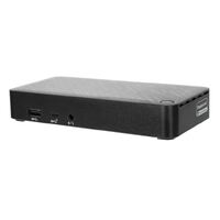 Targus Universal USB-C Dual Video 4K Docking Station with 65W Power Delivery Support 1x5K or 2x4K UHD 60Hz 2xDP USB-C 3xUSB-A GLAN Audio Combo