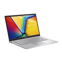 ASUS Vivobook X14 14 ft Intel I5-1334U 14.0 ft FHD (1920 x 1080) 16:9 aspect ratio DDR4 8G8G[ON BD.] 512G PCIEG4 Transparent Silver Win11 Pro