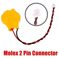 Internal CMOS Battery CR2032 Molex 2 pin