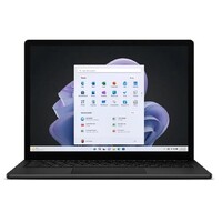 Microsoft Surface Laptop 5 13.5' TOUCH Intel i5-1235U 16GB 512GB Windows 11 Home USB-C Thunderbolt WIFI6E BT5.1 Camera 17hr Battery Black 1YR WTY
