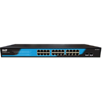 Alloy AS1026-P  24 Port Unmanaged Gigabit 802.3at PoE Switch  2x 1000Mb SFP Ports 250 Watts