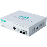 Alloy POE3000LC 10 100 1000Base-T PoE RJ-45 to 1000Base-SX Multimode (LC) Converter. Wavelength: 850nm. Max. range 550m