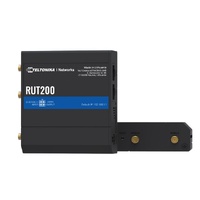 Teltonika RUT200 Industrial Cellular Router, WAN Failover, Compact and Reliable Industrial 4G LTE Router Firewall, PSU included