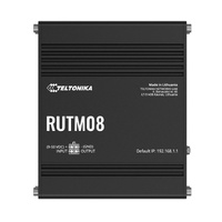Teltonika RUTM08 Industrial Wired Router, 4 Gigabit RJ45 Ports,128 tag port-based VLANs, PSU included