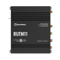 Teltonika RUTM11 Industrial 4G LTE Dual-band Wi-Fi, 4 x Gigabit RJ45 ports, USB, and up to 128 tag port-based VLANs, PSU included