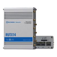 Teltonika RUTX14 - Instant LTE Failover | Reliable and Secure CAT12 4G LTE Router/Firewall with Dual Band WiFi 802.11ac, GNSS/GPS and Bluet