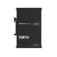 Teltonika TSW114 - DIN Rail Switch 5x Gigabit Ethernet ports with speeds of up to 1000 Mbps Integrated DIN rail bracket - PSU excluded (PR3PRAU6)