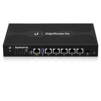 Ubiquiti EdgeRouter 6 - 5-Port Gigabit Router 1 SFP Ports- 24v Passive PoE Out (All Ports) - 1GHz Quad Core Processor - 1GB RAM