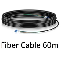 Ubiquiti Single-Mode Lightweight Fiber Cable FC-SM-200  Lenth 60m  Outdoor-Rated Jacket Kevlar Yarn For Added Tensile Strength  Weatherproof Tape