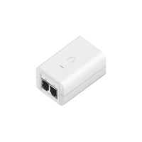 Ubiquiti 24 V DC PoE Adapter POE-24-7W-G-WH Surge and Clamping Protection Maximum Surge Discharge AC Cable with Earth Ground White